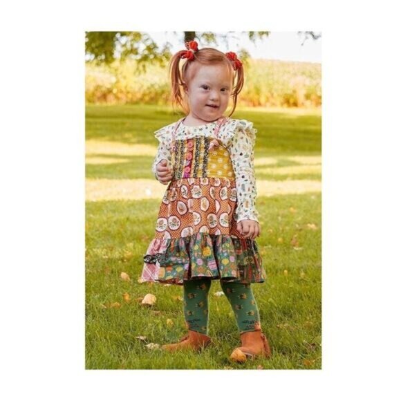 Matilda Jane Boho Patchwork Austin Rivers Knot Dress Size 4 2 sets available twi - Picture 3 of 11